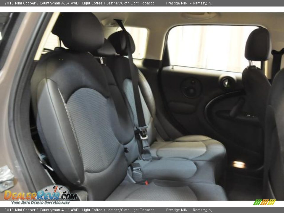 2013 Mini Cooper S Countryman ALL4 AWD Light Coffee / Leather/Cloth Light Tobacco Photo #13