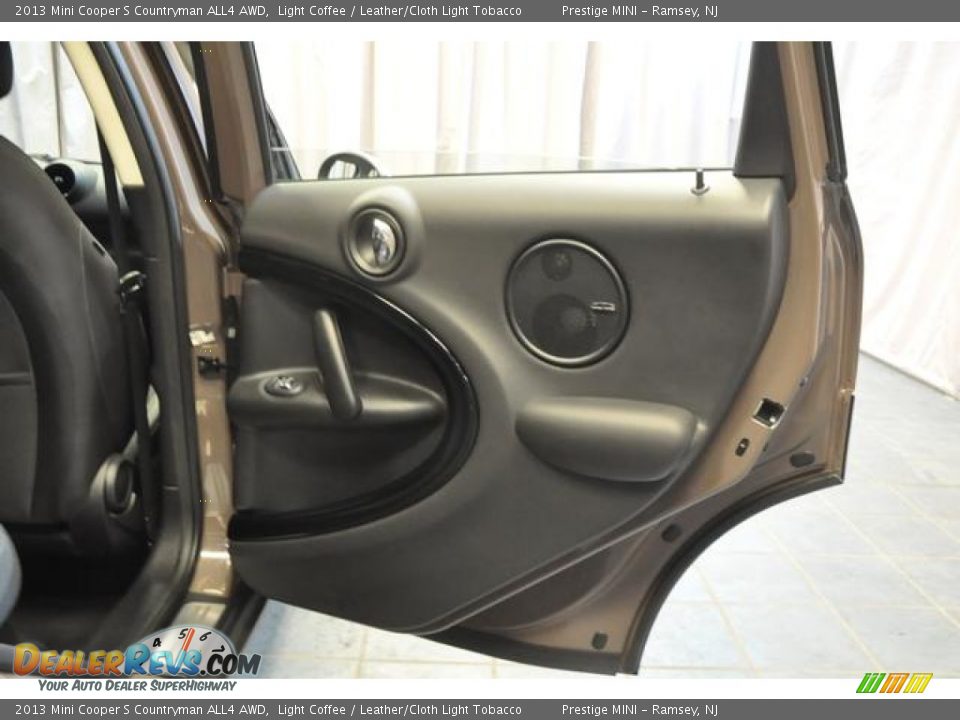 2013 Mini Cooper S Countryman ALL4 AWD Light Coffee / Leather/Cloth Light Tobacco Photo #14