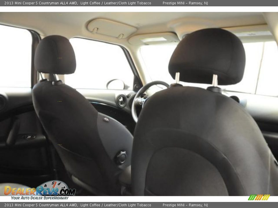 2013 Mini Cooper S Countryman ALL4 AWD Light Coffee / Leather/Cloth Light Tobacco Photo #15