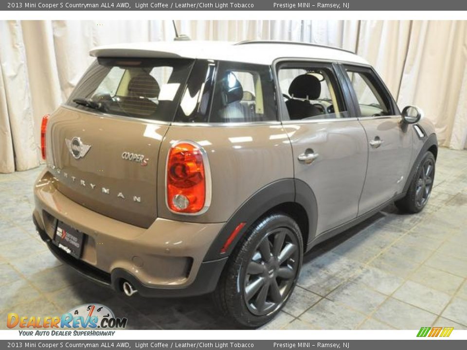 2013 Mini Cooper S Countryman ALL4 AWD Light Coffee / Leather/Cloth Light Tobacco Photo #16