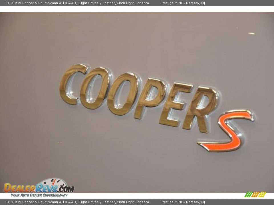 2013 Mini Cooper S Countryman ALL4 AWD Light Coffee / Leather/Cloth Light Tobacco Photo #18