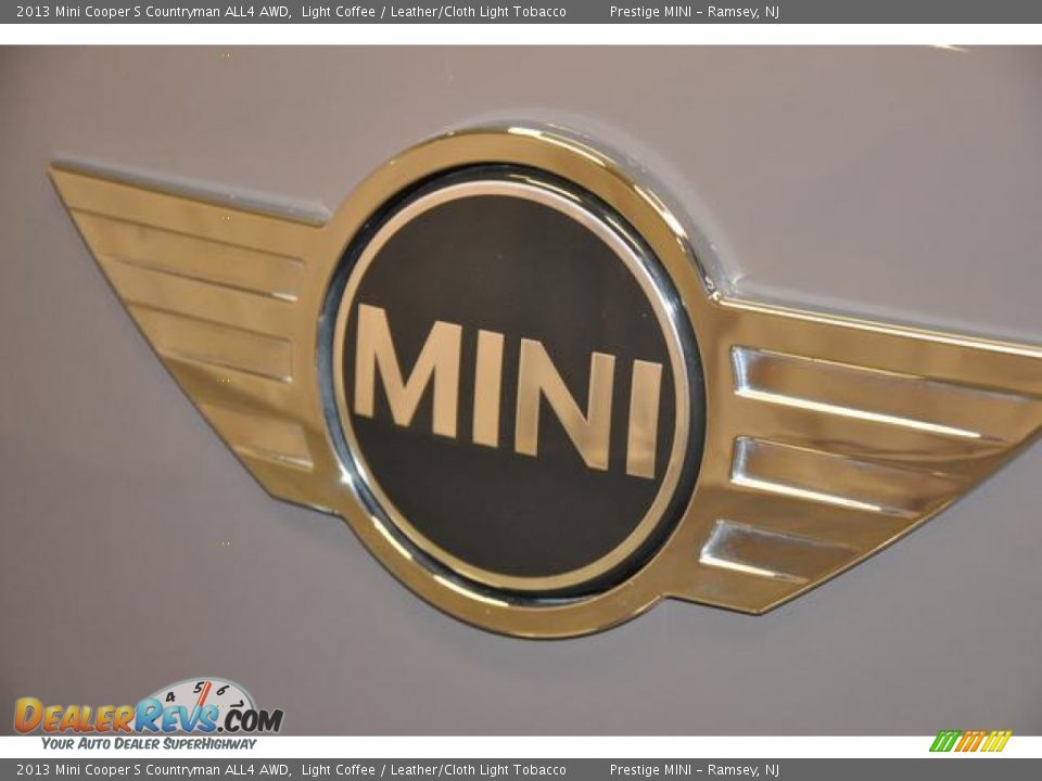 2013 Mini Cooper S Countryman ALL4 AWD Light Coffee / Leather/Cloth Light Tobacco Photo #19