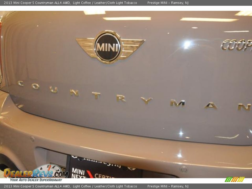 2013 Mini Cooper S Countryman ALL4 AWD Light Coffee / Leather/Cloth Light Tobacco Photo #20