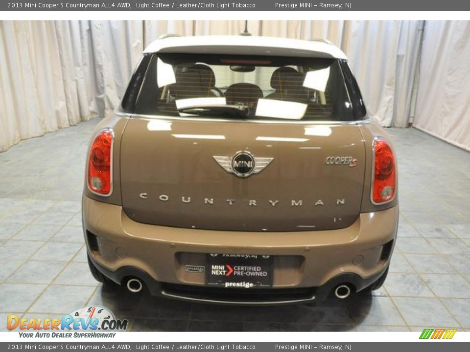 2013 Mini Cooper S Countryman ALL4 AWD Light Coffee / Leather/Cloth Light Tobacco Photo #22