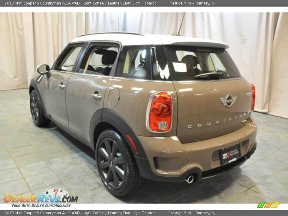 2013 Mini Cooper S Countryman ALL4 AWD Light Coffee / Leather/Cloth Light Tobacco Photo #23