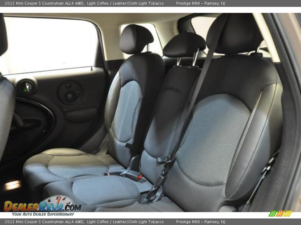 2013 Mini Cooper S Countryman ALL4 AWD Light Coffee / Leather/Cloth Light Tobacco Photo #24