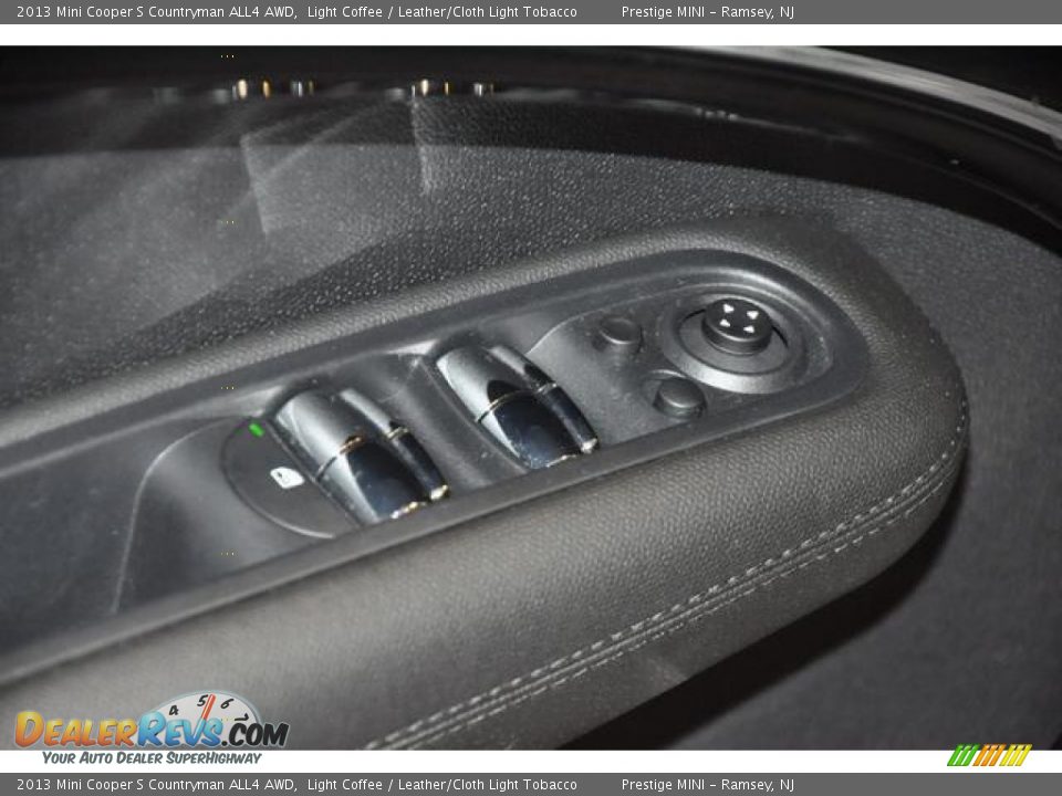 2013 Mini Cooper S Countryman ALL4 AWD Light Coffee / Leather/Cloth Light Tobacco Photo #27