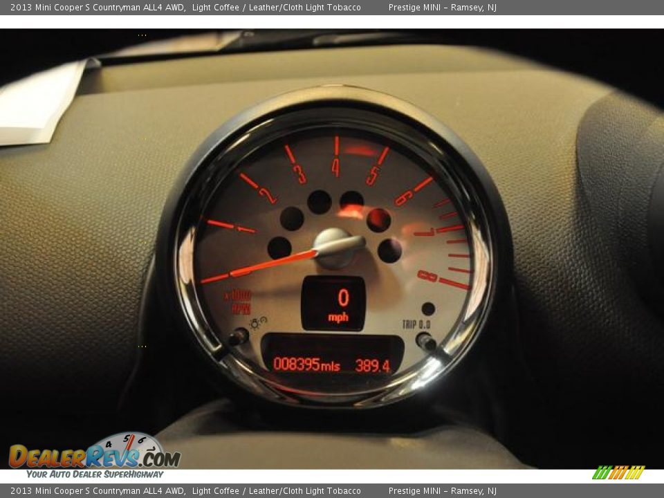 2013 Mini Cooper S Countryman ALL4 AWD Light Coffee / Leather/Cloth Light Tobacco Photo #30