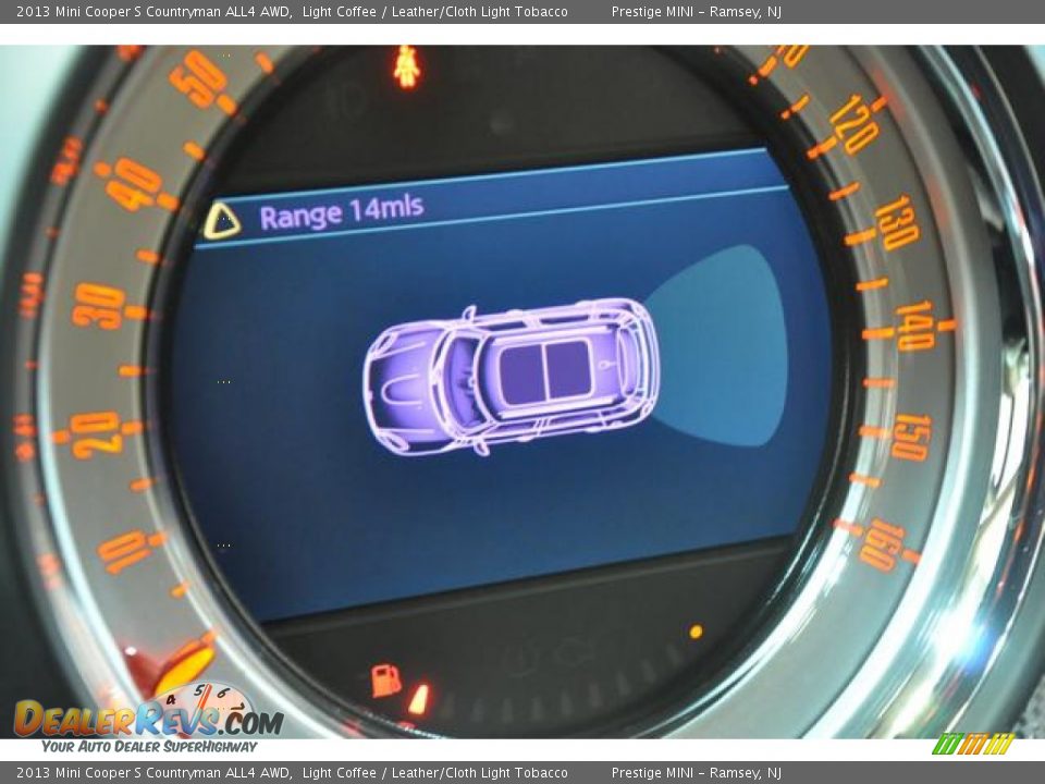 2013 Mini Cooper S Countryman ALL4 AWD Light Coffee / Leather/Cloth Light Tobacco Photo #31