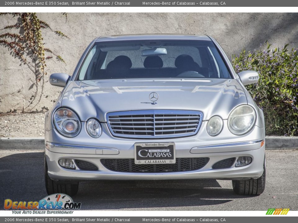 2006 Mercedes-Benz E 350 Sedan Brilliant Silver Metallic / Charcoal Photo #2