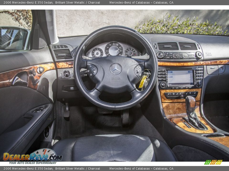 2006 Mercedes-Benz E 350 Sedan Brilliant Silver Metallic / Charcoal Photo #4