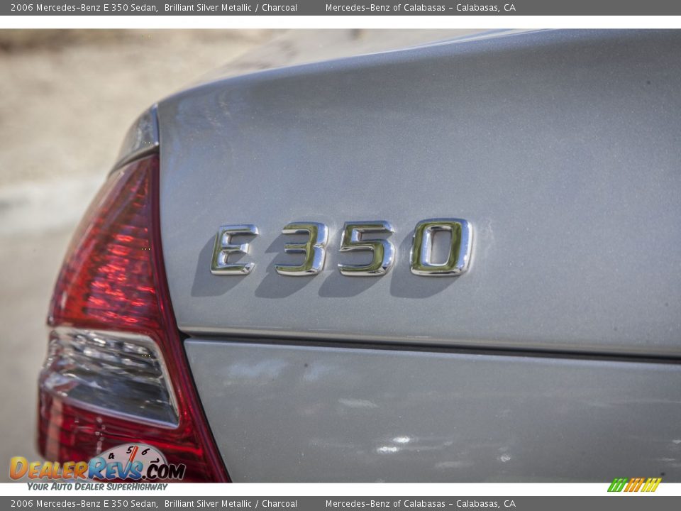 2006 Mercedes-Benz E 350 Sedan Brilliant Silver Metallic / Charcoal Photo #7