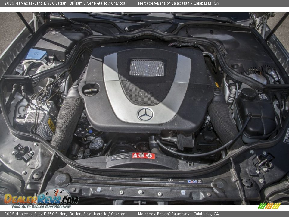 2006 Mercedes-Benz E 350 Sedan Brilliant Silver Metallic / Charcoal Photo #9