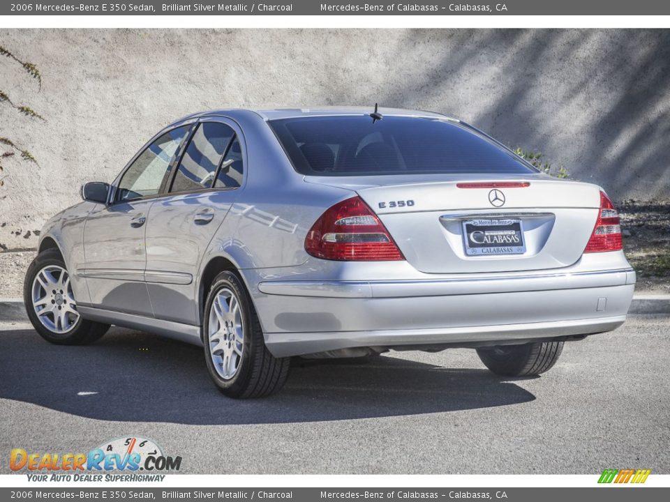 2006 Mercedes-Benz E 350 Sedan Brilliant Silver Metallic / Charcoal Photo #10