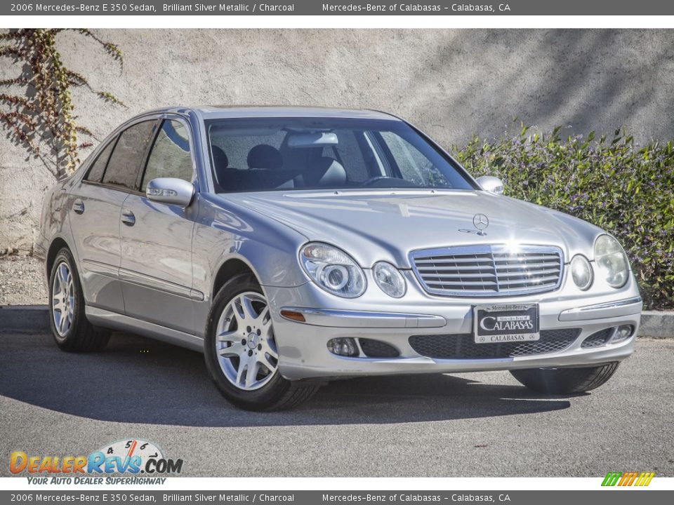 2006 Mercedes-Benz E 350 Sedan Brilliant Silver Metallic / Charcoal Photo #11