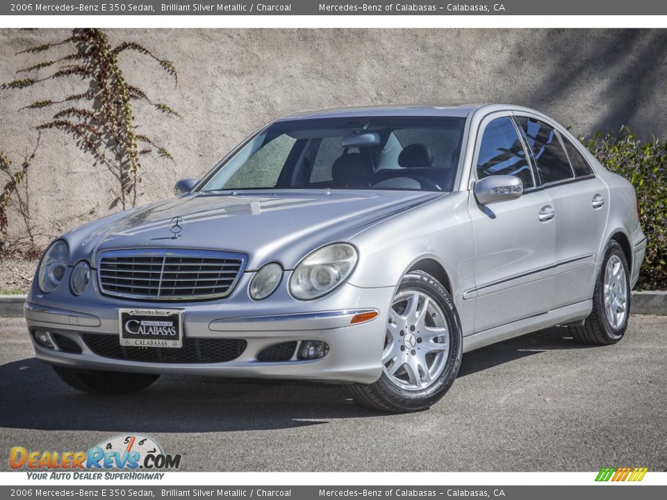 2006 Mercedes-Benz E 350 Sedan Brilliant Silver Metallic / Charcoal Photo #12