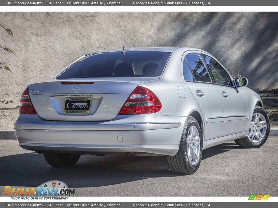 2006 Mercedes-Benz E 350 Sedan Brilliant Silver Metallic / Charcoal Photo #13
