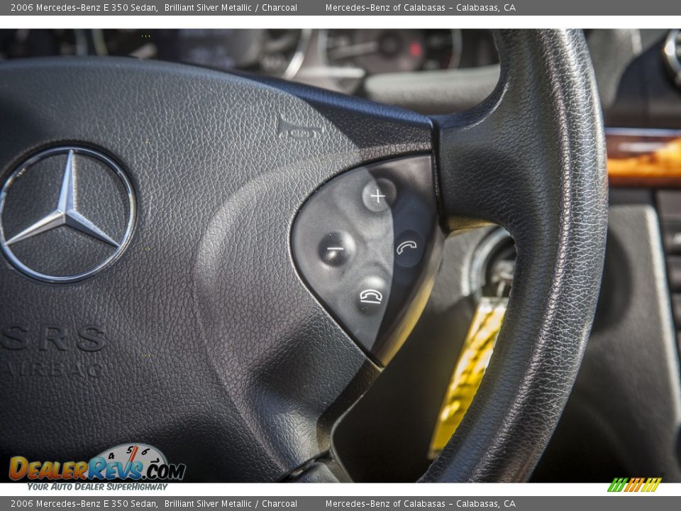 2006 Mercedes-Benz E 350 Sedan Brilliant Silver Metallic / Charcoal Photo #15