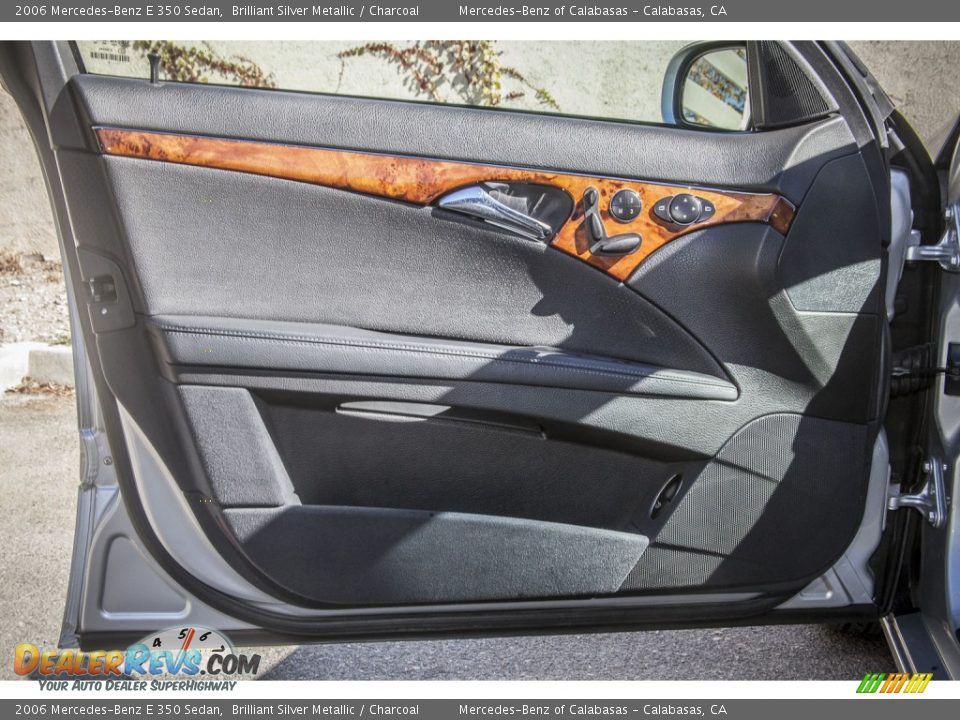 2006 Mercedes-Benz E 350 Sedan Brilliant Silver Metallic / Charcoal Photo #18