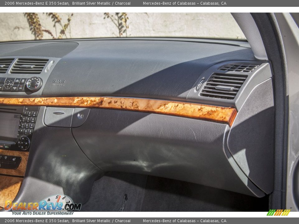 2006 Mercedes-Benz E 350 Sedan Brilliant Silver Metallic / Charcoal Photo #21