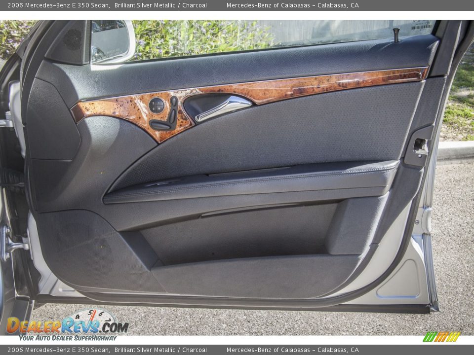 2006 Mercedes-Benz E 350 Sedan Brilliant Silver Metallic / Charcoal Photo #23