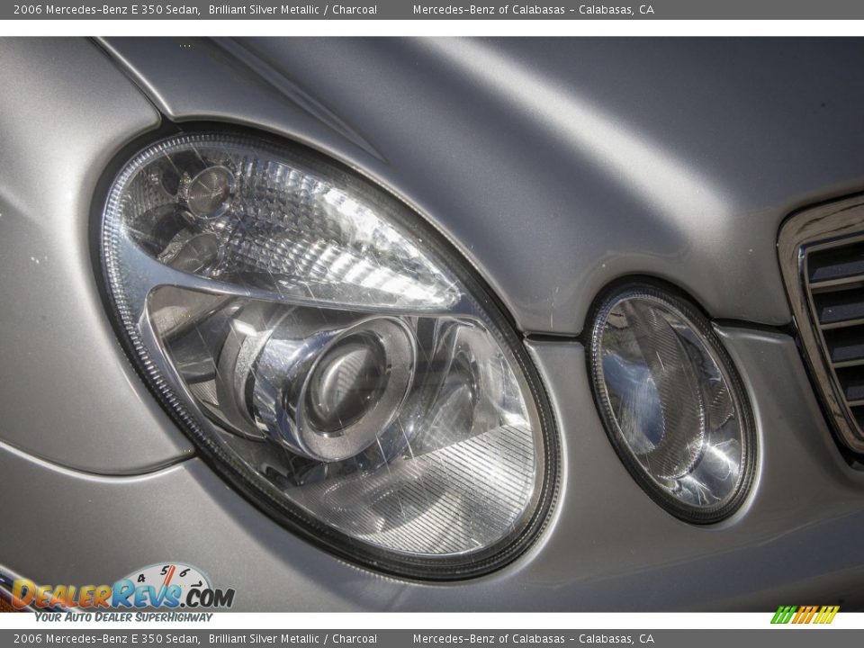 2006 Mercedes-Benz E 350 Sedan Brilliant Silver Metallic / Charcoal Photo #26