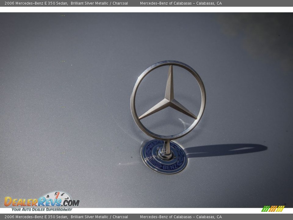 2006 Mercedes-Benz E 350 Sedan Brilliant Silver Metallic / Charcoal Photo #27