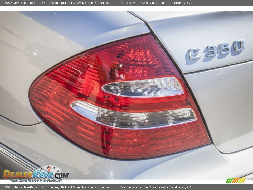 2006 Mercedes-Benz E 350 Sedan Brilliant Silver Metallic / Charcoal Photo #28