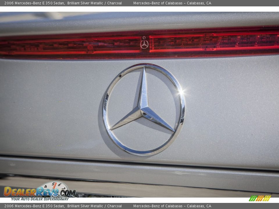 2006 Mercedes-Benz E 350 Sedan Brilliant Silver Metallic / Charcoal Photo #29