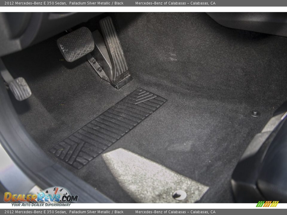 2012 Mercedes-Benz E 350 Sedan Palladium Silver Metallic / Black Photo #6