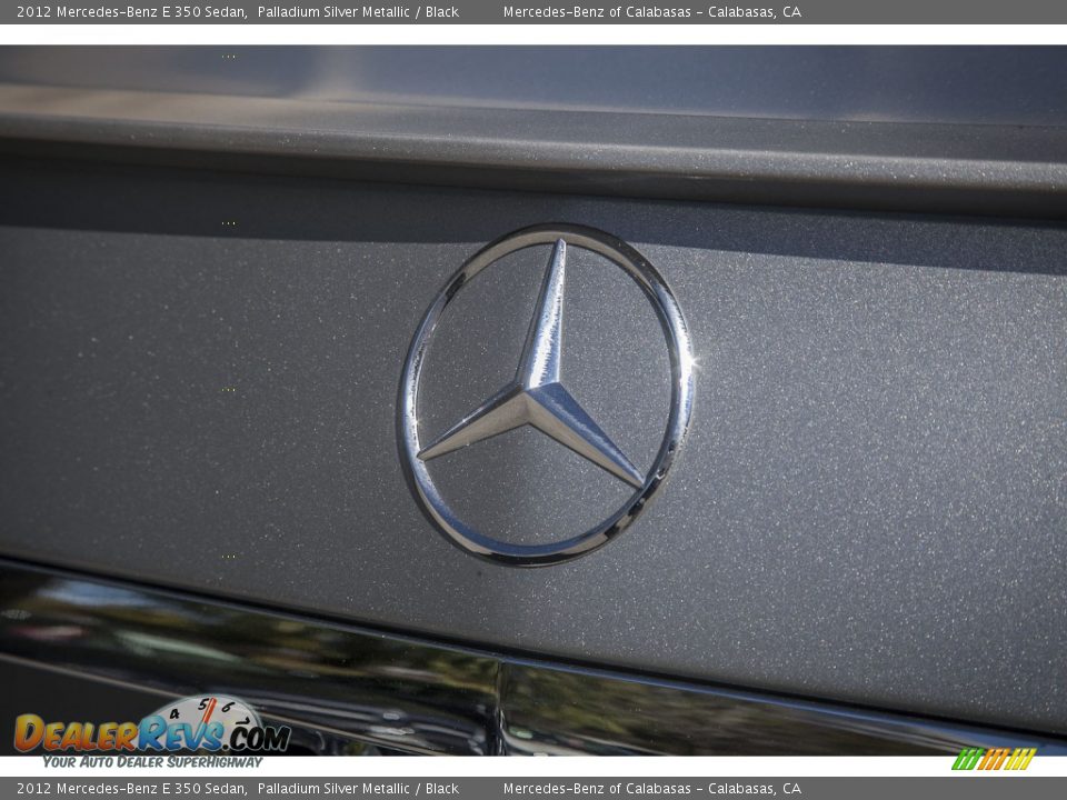 2012 Mercedes-Benz E 350 Sedan Palladium Silver Metallic / Black Photo #7