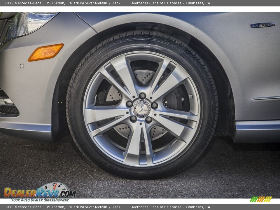 2012 Mercedes-Benz E 350 Sedan Palladium Silver Metallic / Black Photo #8