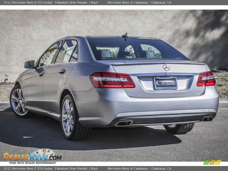 2012 Mercedes-Benz E 350 Sedan Palladium Silver Metallic / Black Photo #10