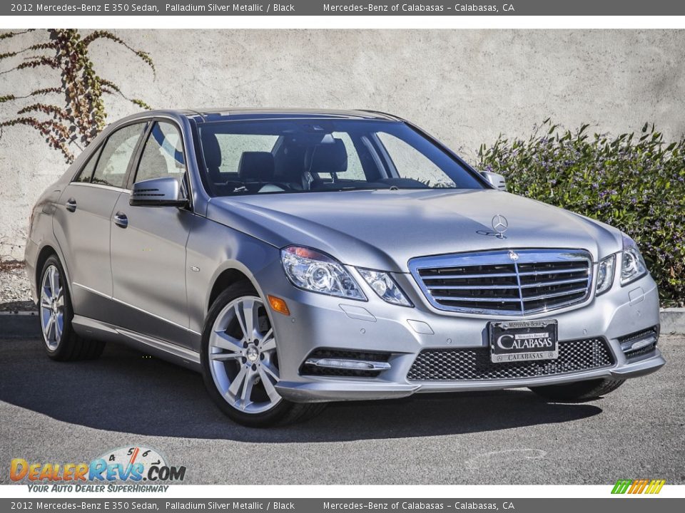 2012 Mercedes-Benz E 350 Sedan Palladium Silver Metallic / Black Photo #11