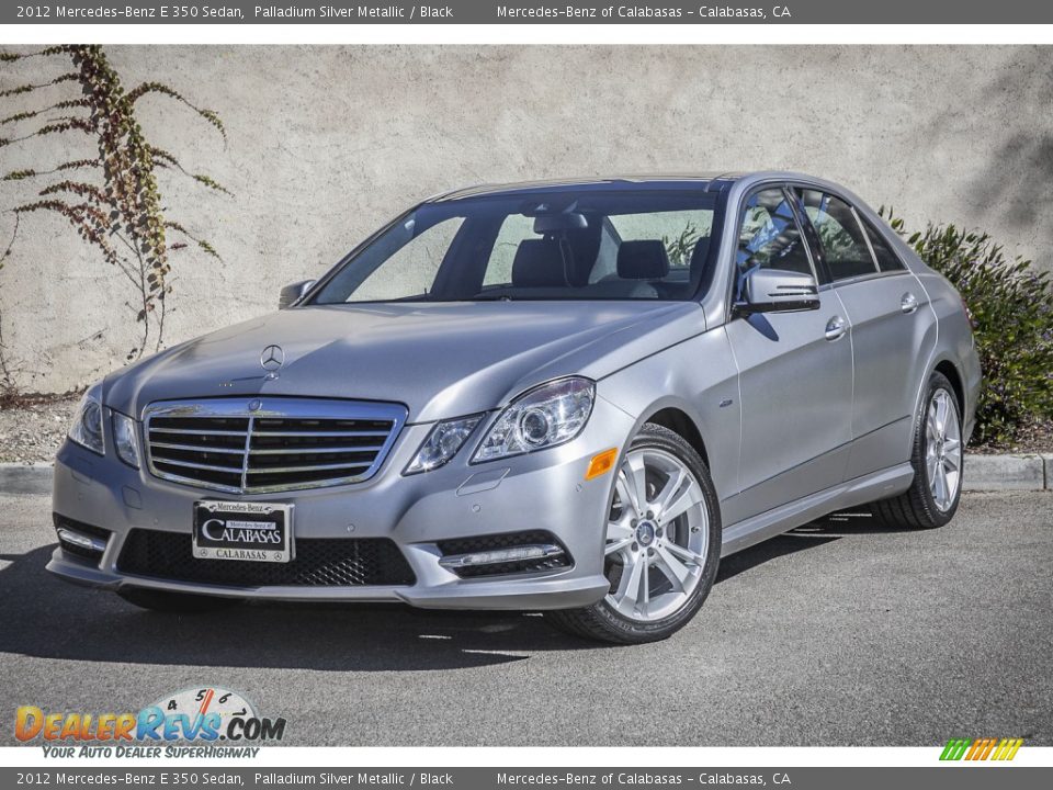 2012 Mercedes-Benz E 350 Sedan Palladium Silver Metallic / Black Photo #12