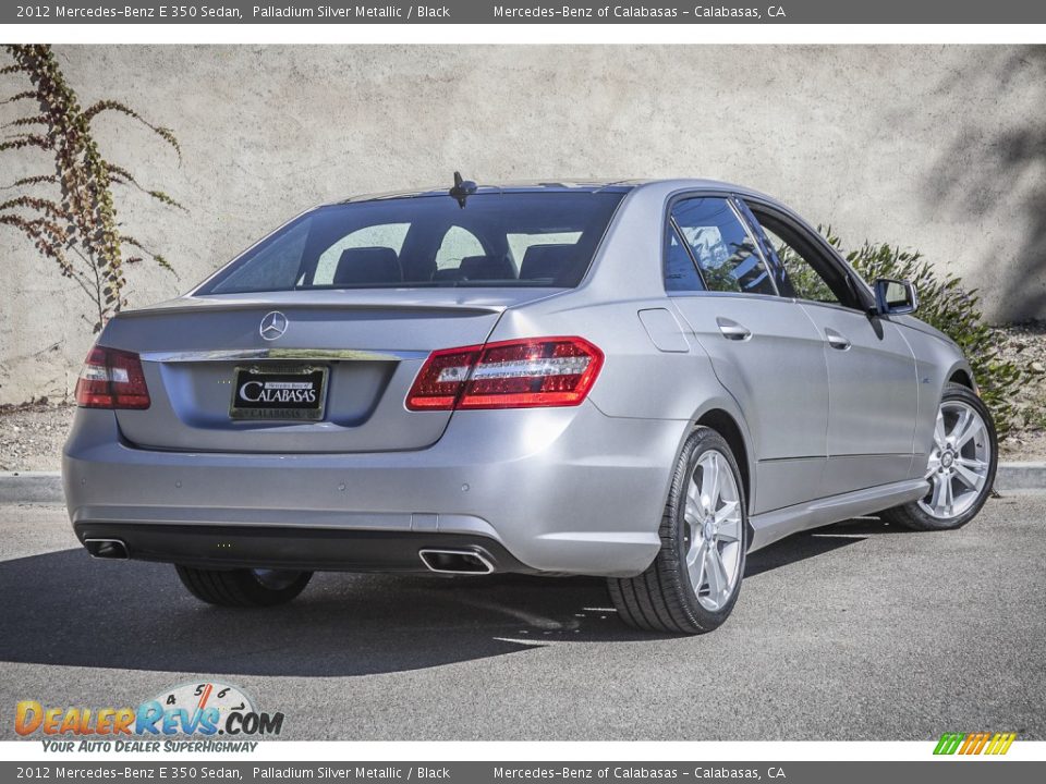 2012 Mercedes-Benz E 350 Sedan Palladium Silver Metallic / Black Photo #13