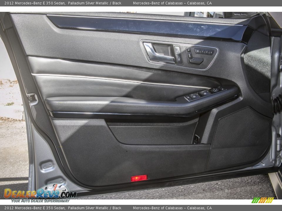 2012 Mercedes-Benz E 350 Sedan Palladium Silver Metallic / Black Photo #18