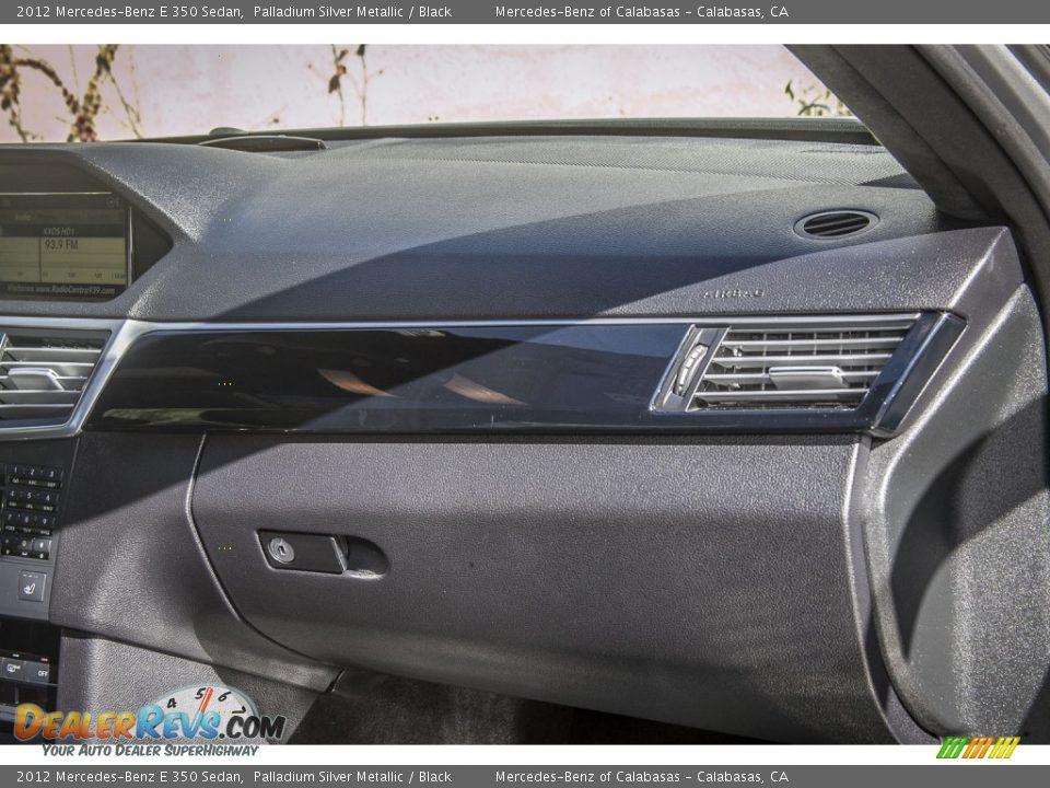2012 Mercedes-Benz E 350 Sedan Palladium Silver Metallic / Black Photo #21
