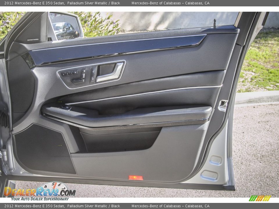 2012 Mercedes-Benz E 350 Sedan Palladium Silver Metallic / Black Photo #23