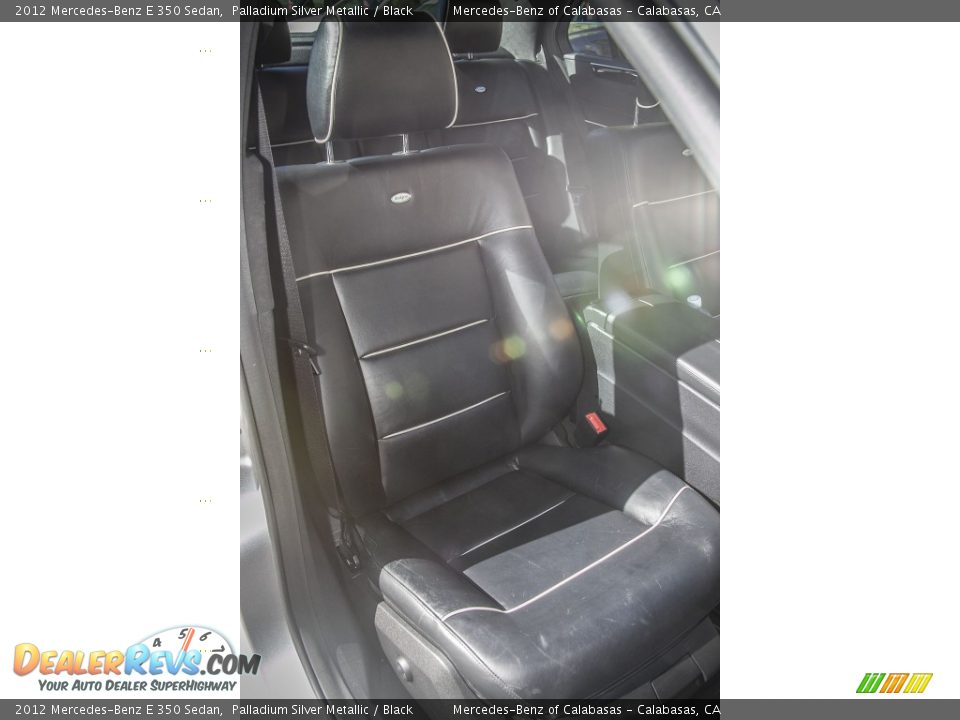 2012 Mercedes-Benz E 350 Sedan Palladium Silver Metallic / Black Photo #24