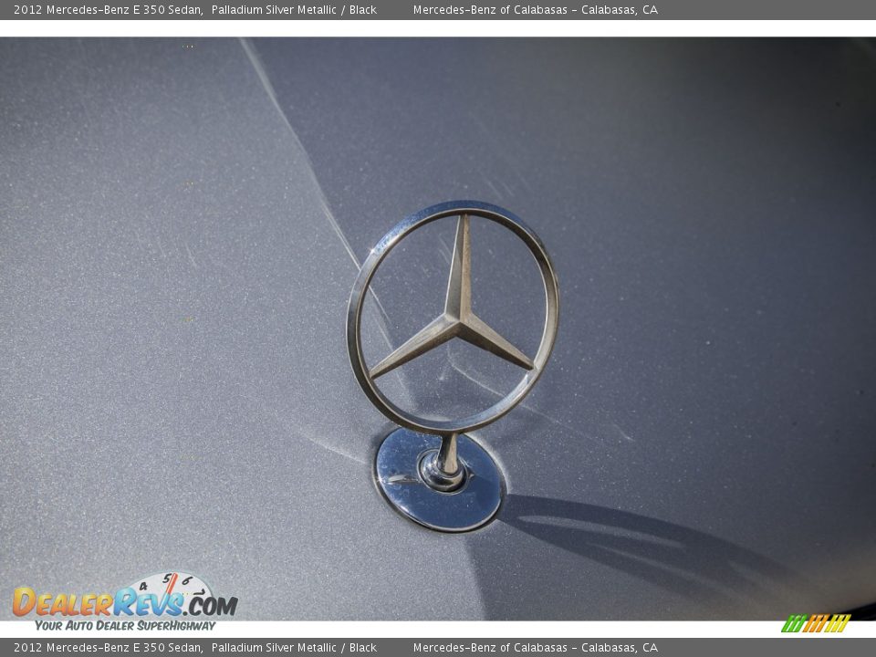 2012 Mercedes-Benz E 350 Sedan Palladium Silver Metallic / Black Photo #27
