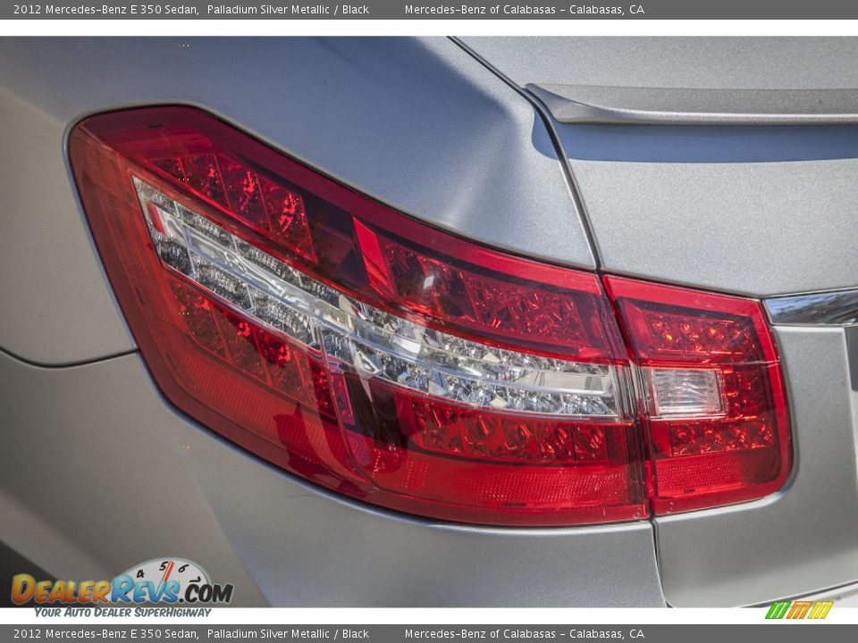 2012 Mercedes-Benz E 350 Sedan Palladium Silver Metallic / Black Photo #28