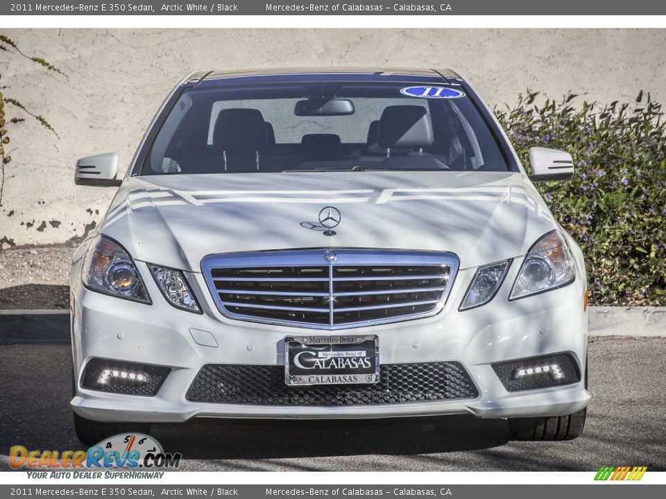 2011 Mercedes-Benz E 350 Sedan Arctic White / Black Photo #2