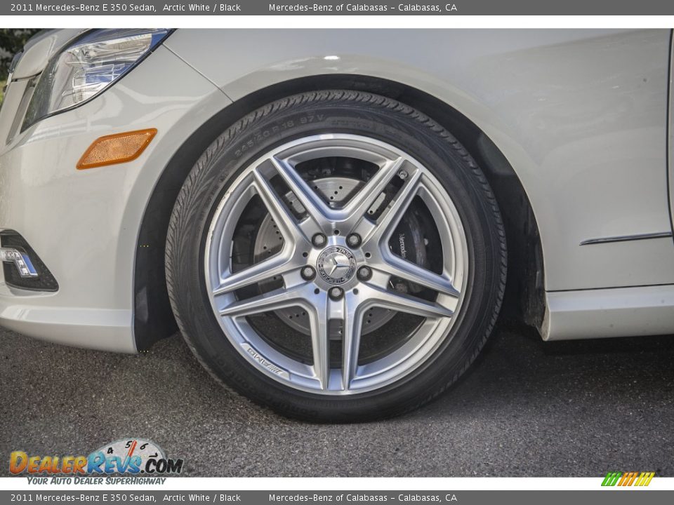2011 Mercedes-Benz E 350 Sedan Arctic White / Black Photo #8