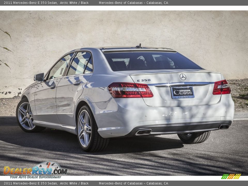 2011 Mercedes-Benz E 350 Sedan Arctic White / Black Photo #10