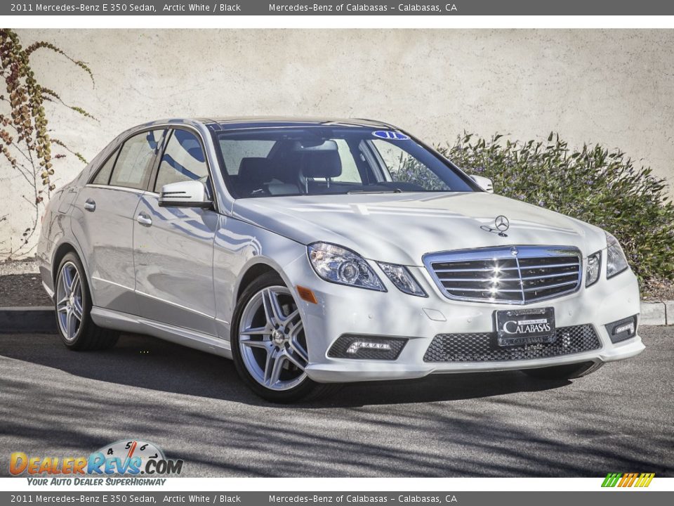 2011 Mercedes-Benz E 350 Sedan Arctic White / Black Photo #11