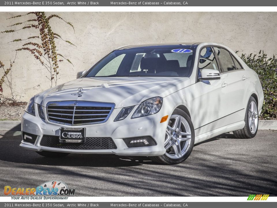 2011 Mercedes-Benz E 350 Sedan Arctic White / Black Photo #12