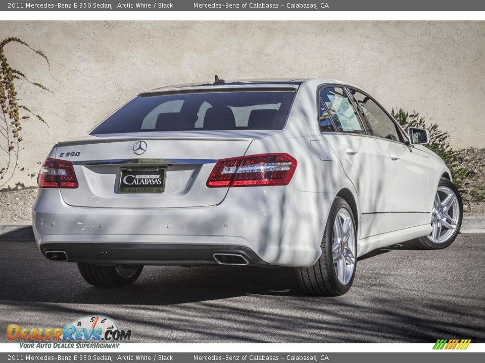 2011 Mercedes-Benz E 350 Sedan Arctic White / Black Photo #13