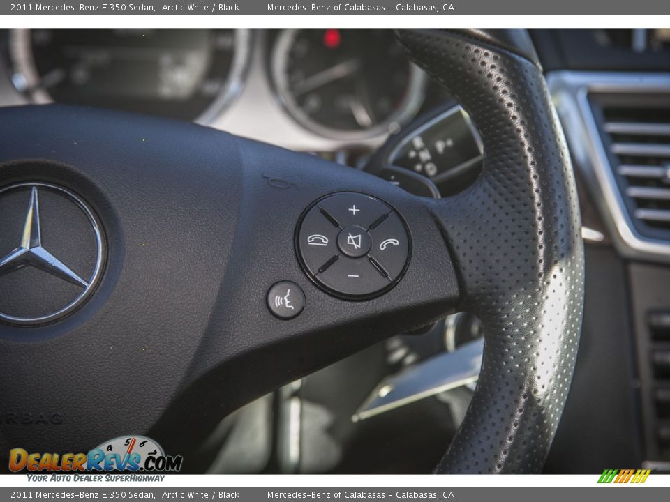 2011 Mercedes-Benz E 350 Sedan Arctic White / Black Photo #15