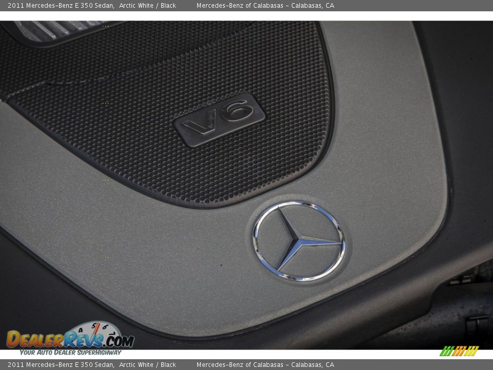 2011 Mercedes-Benz E 350 Sedan Arctic White / Black Photo #25